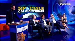 Lite in diretta tra il giornalista Giancarlo Padovan e l'allenatrice Valentina Battistini, ieri sera a Calcio€Mercato, Scoprite perché! | Sportitalia TV