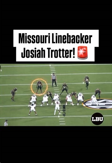 Missouri Linebacker Josiah Trotter!!!🚨🚨🚨 - First Team All-SEC (2025) - Big 12 Defensive Freshman of the Year (2024) - Son of former NFL All-Pro LB Jeremiah Trotter - Younger brother of Eagles LB Jeremiah Trotter Jr. - Elite run stopper.. one of the best in the draft - Elite strength. 27 reps on 225lbs bench (#1 LB at combine) - Relentless pursuit to the ball! - Great pass rusher/blitzer - Elite at block shedding and getting skinny - Elite tackler - Great in pass coverage - Very high football 
