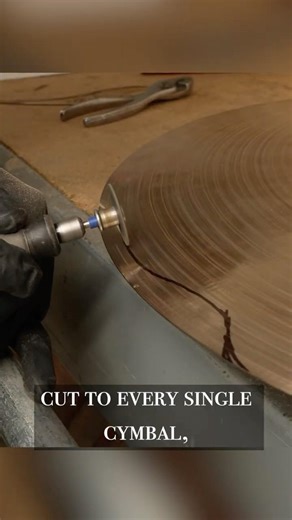 Planning the cymbal cuts