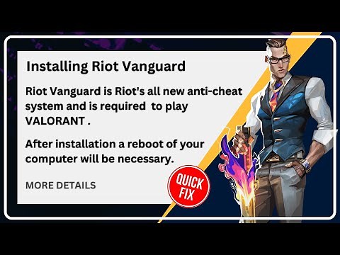 How To Fix Riot Vanguard | FIX Installing Riot Vanguard | Riot's All New Anti-Cheat System VALORANT