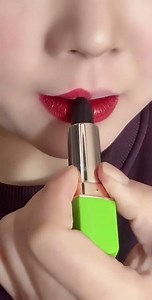 Watch how this stunning red lipstick instantly elevates your style! #makeup
