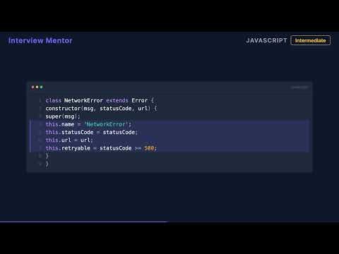 When to Create Custom Error Classes in JavaScript