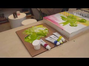 How to Paint Gravity-Defying 3D Florals with Gaffrey Texture Acrylics | BLICK
