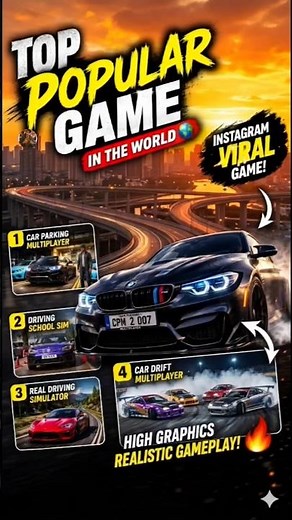 Top Popular Game 🎮 in the world 🌎 #car #games #world #deepak_y8