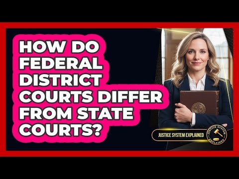 How Do Federal District Courts Differ From State Courts?