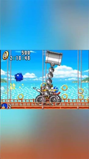 Crazy com : sonic advance boss 1 #gaming #funny