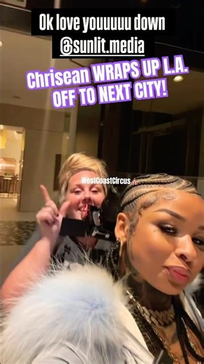Chrisean WRAPS UP L.A. OFF TO NEXT CITY! #chriseanrock #chriseanholyhandsmalone