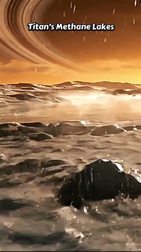 Titan’s Methane Lakes 🌑⛽ | Cinematic Alien World in 4K