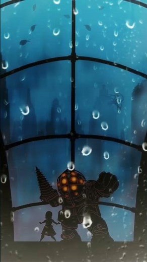 Bioshock Ambient Music With Rain and Thunder Sounds #bioshock #gamingmusic