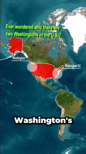 Why there are two Washington’s in the USA?🇺🇸
