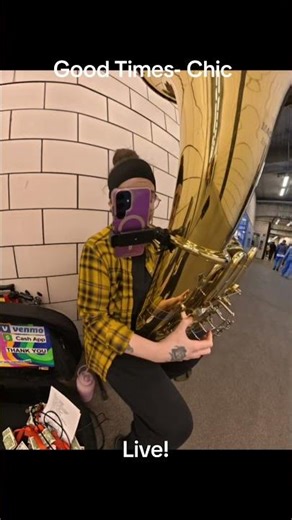 Good Times- Chic! Full video on my YouTube channel! #tuba #explore #livemusic #boston