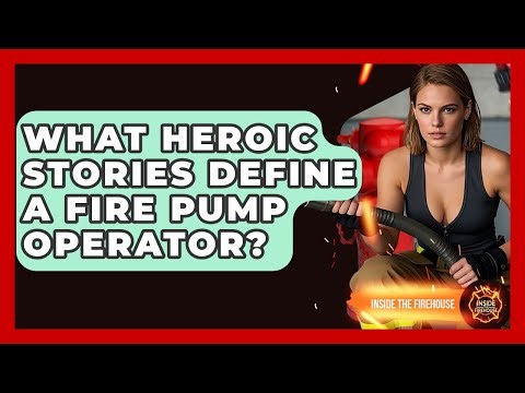 What Heroic Stories Define A Fire Pump Operator? - Inside the Firehouse