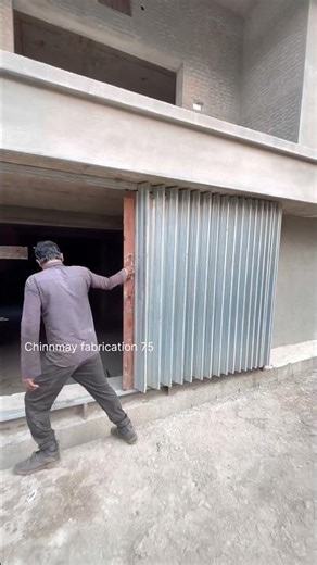 Sliding shutter | ￼ folding shutter ￼gate #foldinggate #shutter