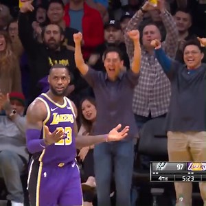36K views · 835 reactions | Throwback to when LeBron James TOOK OVER a game against the Spurs in 2018.  Can he repeat that feat when the Los Angeles Lakers take on the San Antonio Spurs tomorrow? Watch every game LIVE on the NBA League Pass! #NBA75 | NBA | Facebook