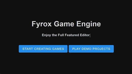 今日推荐-Rust游戏引擎fyrox