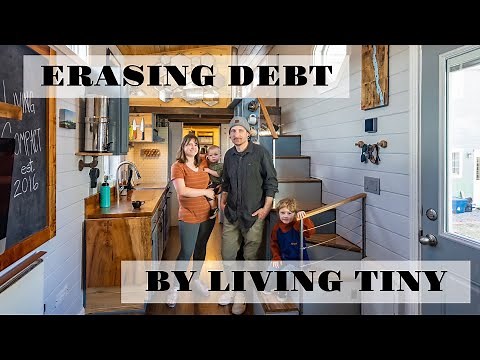 Debt free tiny house life For Family of 6