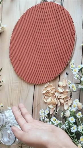 Pista Shell Wall Decor | DIY Pistachio Shell Craft Wall Hanging Ideas | Pista Shell Easy Art Ideas