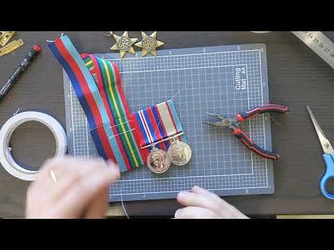 Tiger Medals - court mounting military medals