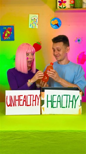 Can You Sort It In the Right Box? Healthy vs Unhealthy Food Sorting Game 🍬🥬