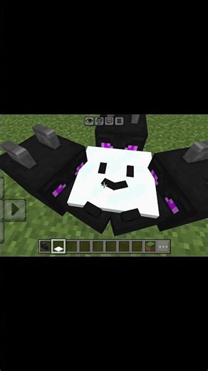 ender dragon hand se smile #shorts #ghostgamer #minecraft