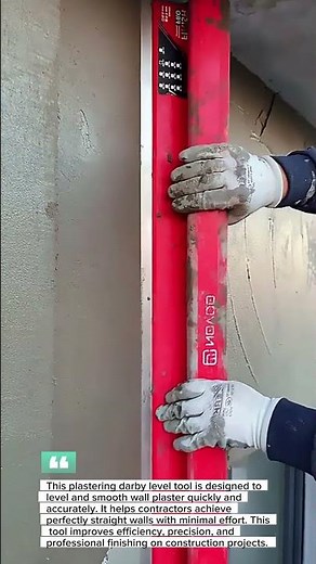 Perfect Wall Plastering Tool That Makes Walls 100% Straight | Pro Leveling Darby