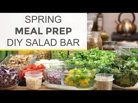 How To Meal Prep for Spring | DIY Salad Bar
