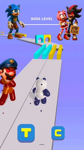 264K views · 5.1K reactions | OMG! SONIC FIGHTS EVIL MARIO AS SHADOW STEALS AMY! 勞 | Slime Cat | Facebook