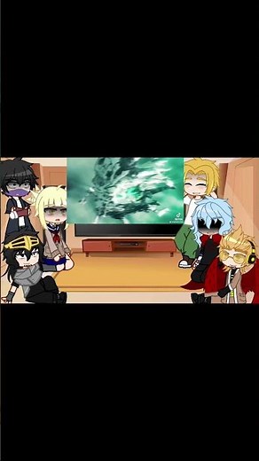 Pro Heroes+Mha Villains react to Deku vs Shigaraki||Manga Spoilers||Mha||Bakugou d!ed