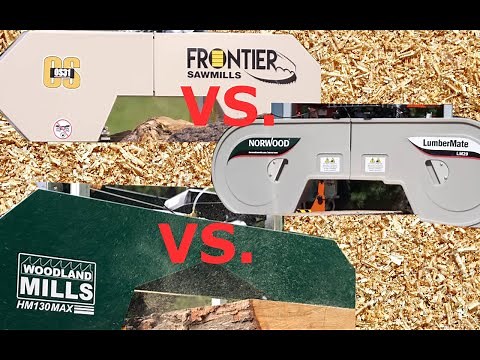 Comparing Norwood, Woodland Mills and Frontier Sawmills
