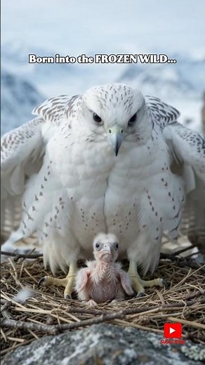 Born in a Frozen Wild… The Arctic Predator 🦅