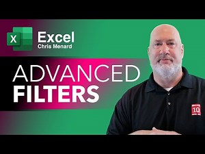 Excel - Advanced Filters