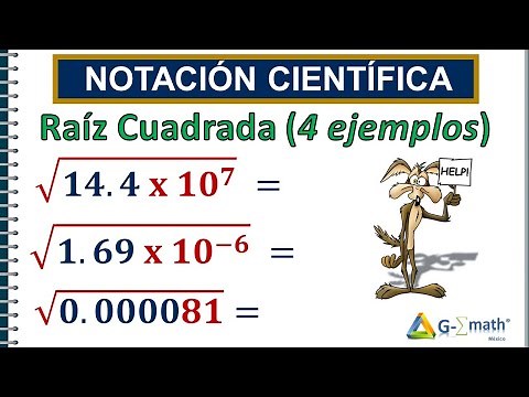 NOTACIÓN CIENTÍFICA ✅ - Raíz Cuadrada