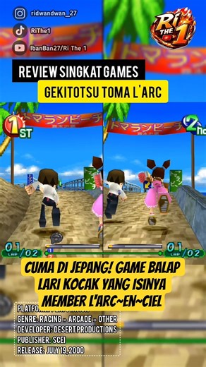 Gekitotsu Tomarunner VS L'Arc: Game Balap Lari Paling Chaos di PS1 #gekitotsutomarunner #larcenciel