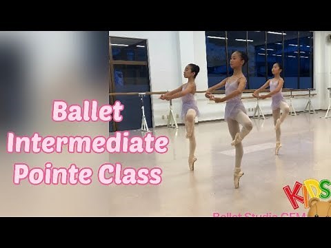 Ballet intermediate Pointe Class
