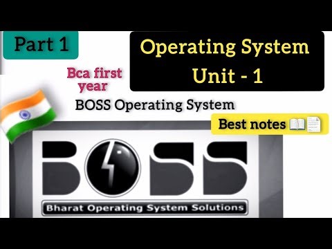 Boss operating system | operating system notes