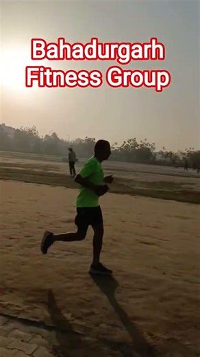 Today morning run 10 km.time. 52.16 sec.Mela ground Bahadurgarh