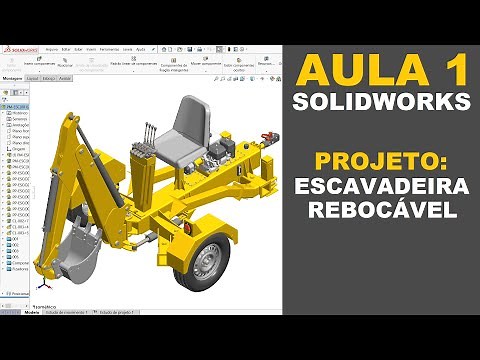 CLASS 1 | COURSE: SOLIDWORKS IN PRACTICE | PROJECT: Towable Excavator #solidworks