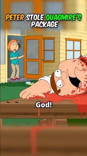 Peter stole Quagmire's package 😱😱 #familyguy #shorts #funny #usa