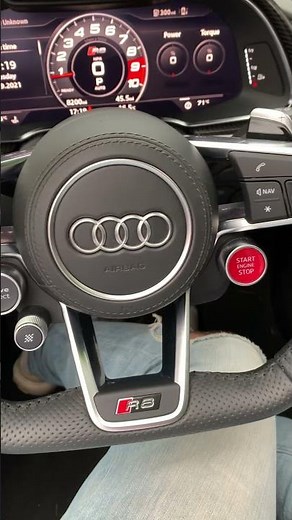 How to open engine bay Audi R8 Spyder #shorts