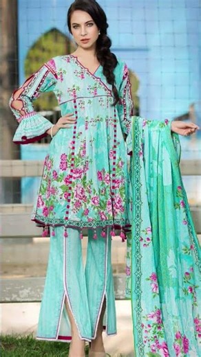 Latest Frocks with Trousers Design | Girls Fashion