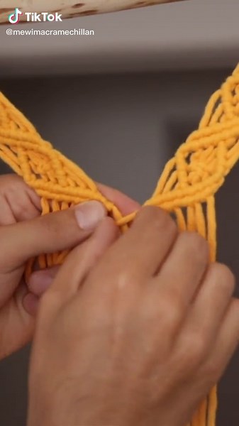 Tutorial de Macramé para Mural Pequeño