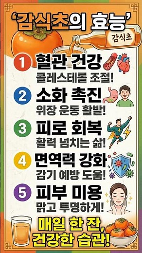 의사들도 몰래 먹는 감식초 효능 5가지와 절대 같이 먹으면 안 되는 음식