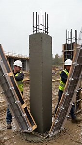 Watch Concrete Transform in a Clear Formwork — Pour to Crush Test in 15 Seconds! 🏗️