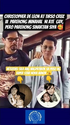 Christopher at Tirso nagkasabay sa airport ang dalawang nagmahal kay Ate Guy