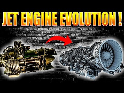 Jet Engine Evolution - From Turbojets to Turbofans.