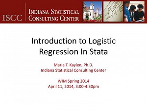 Introduction to Logistic Regression In Stata - SlideServe