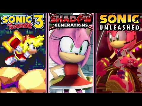 How To Play Amy Rose In EVERY Sonic Game!