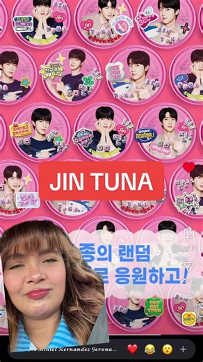 Cute Pink BTS Jin Phone Case Design