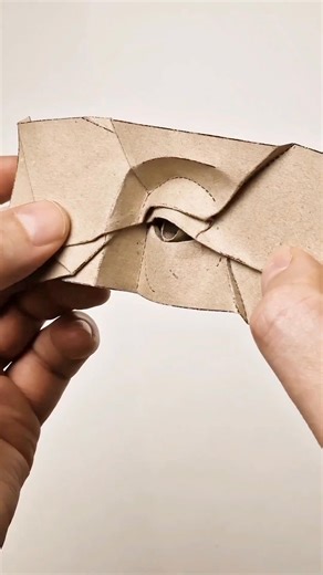 24K views · 380 reactions | Watch how this sheet transforms into a 3D eye ️ Totally from a single uncut sheet of kraft paper 125 gsm #origami #papercraft #sculpture #maskmaking #artvideo | Jackson's Origami Masks | Facebook