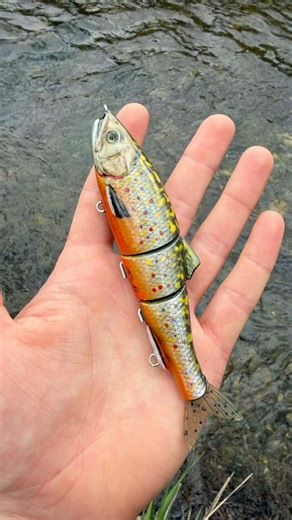 I Turned This Into a Realistic Brook Trout Lure 🎣 #customfishinglures #handmadelure #brooktrout